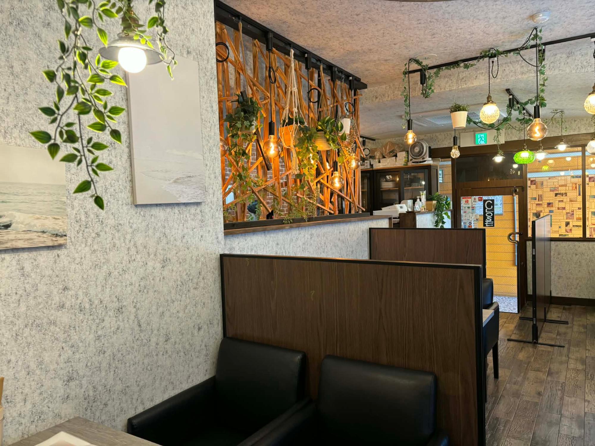 おしゃれな店内