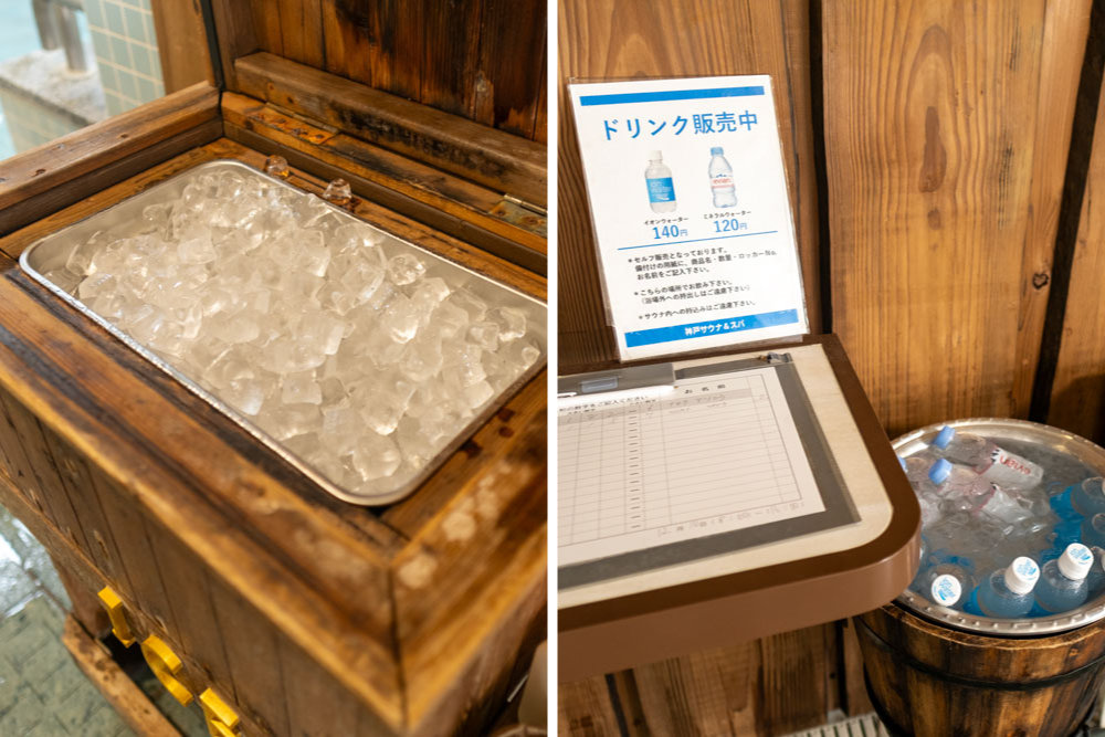 ドリンクの料金は帰りの精算時にまとめて支払う方式です