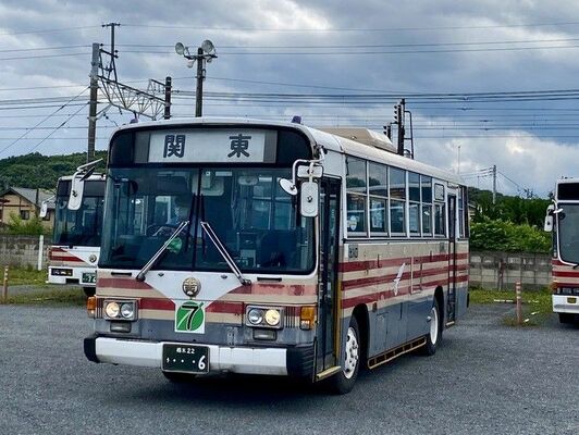 廃車を取りやめ、保存・活用することになった６号車（関東自動車提供）