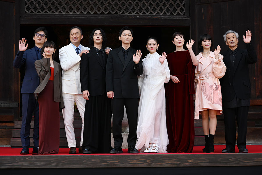 映画『国宝』ジャパンプレミアより、キャストら5月30日・京都市内）