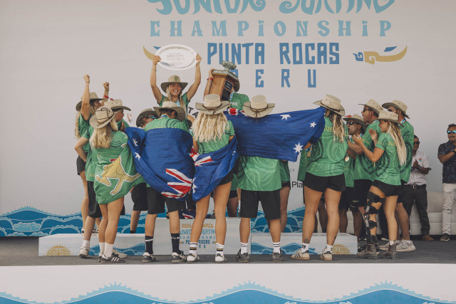 オーストラリアが2連覇を達成！『ISA World Junior Surfing Championship』最終日