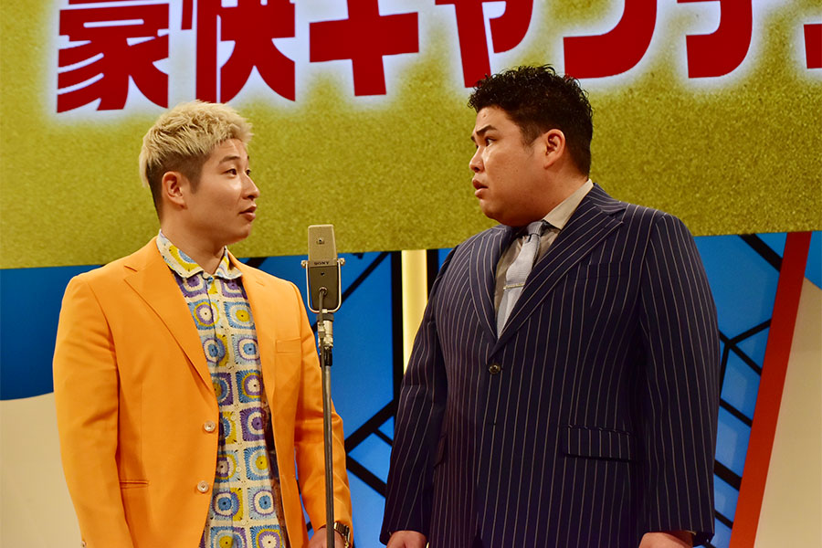 数日体調不良だったが、この日復帰した豪快キャプテン。左からべーやん、山下ギャンブルゴリラ（12月1日 Lmaga.jp撮影）