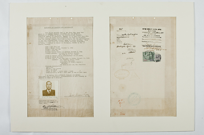 冬季オリンピック参加記念特別展のポスター。 写真=大韓体育会