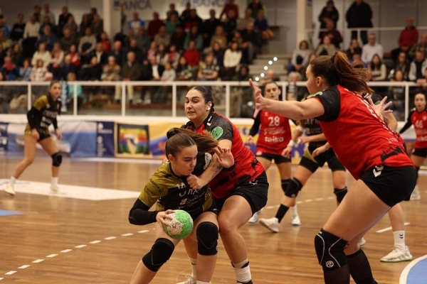 写真2025/26シーズンのスペイン女子ハンドボールリーグ、グアルデスとモルベドレの試合の様子、写真出典=グアルデス