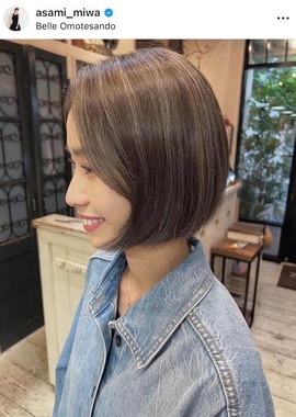 三輪麻未さんのインスタグラム（＠asami_miwa）より