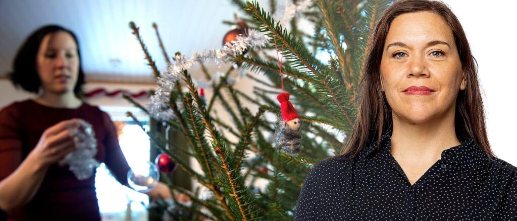 クリスマスの時期にストレスを感じている女性について
