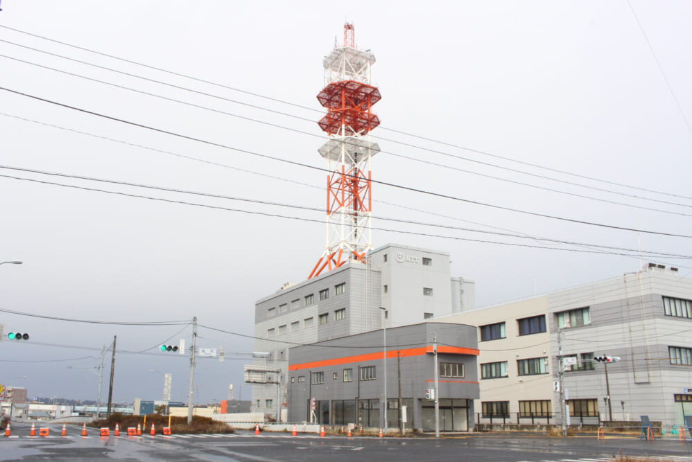NTT East steel tower damaged in Aomori earthquake