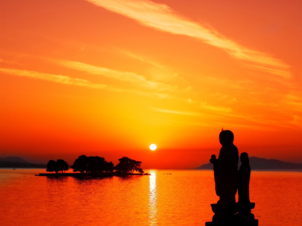 photo：松江市の西にひろがる宍道湖