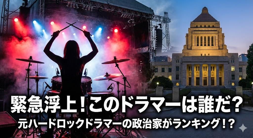 日本人ドラマー人気投票で「高市早苗さん」が猛威を振るった理由