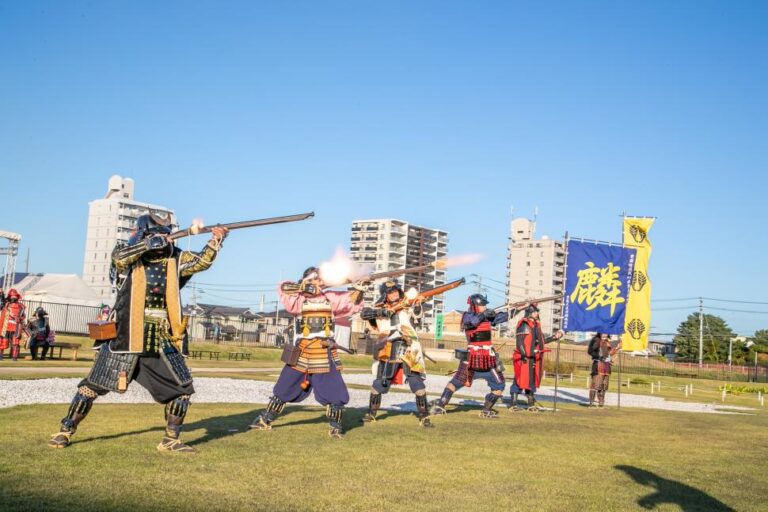 大友氏館跡庭園で鉄砲納め『納射会』が開催されます│LOG OITA