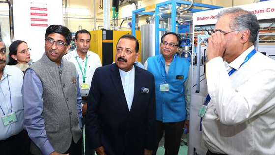 量子センシング技術視察と液体ヘリウム極低温施設開所 インド|インド科学技術ニュース|Science Portal India インドの科学技術の今を伝える