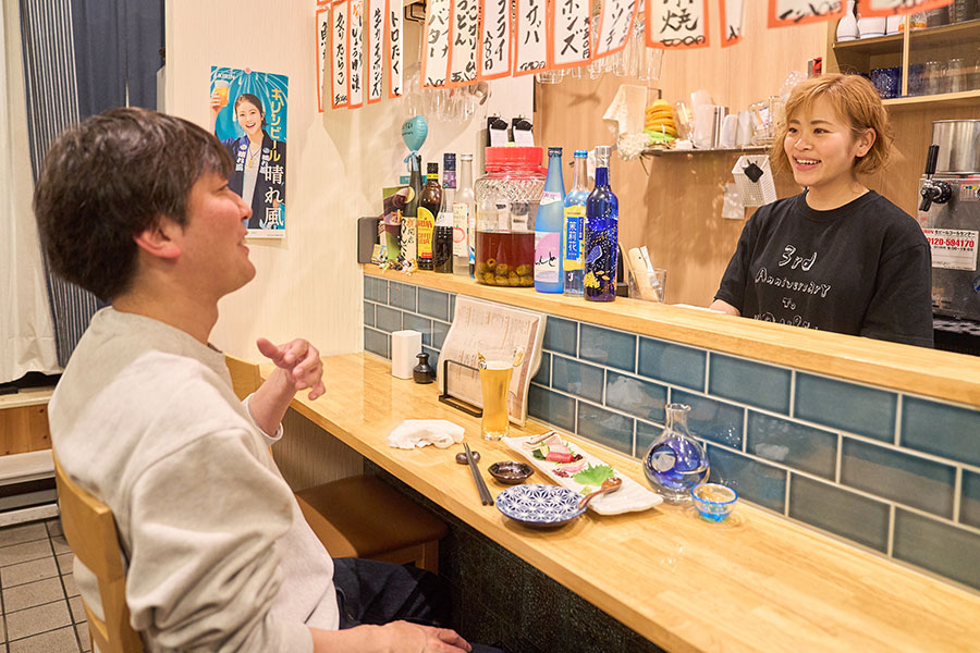 このお店を始めて小倉のことが大好きになったという市田さん。市田さんとの会話も楽しい