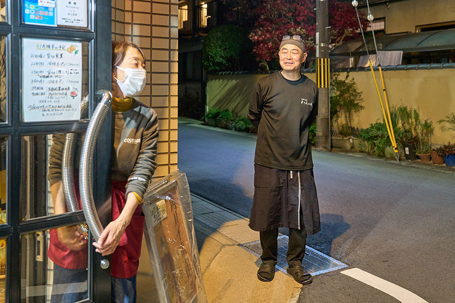 ご家族を中心に切り盛りするアットホームなお店だった