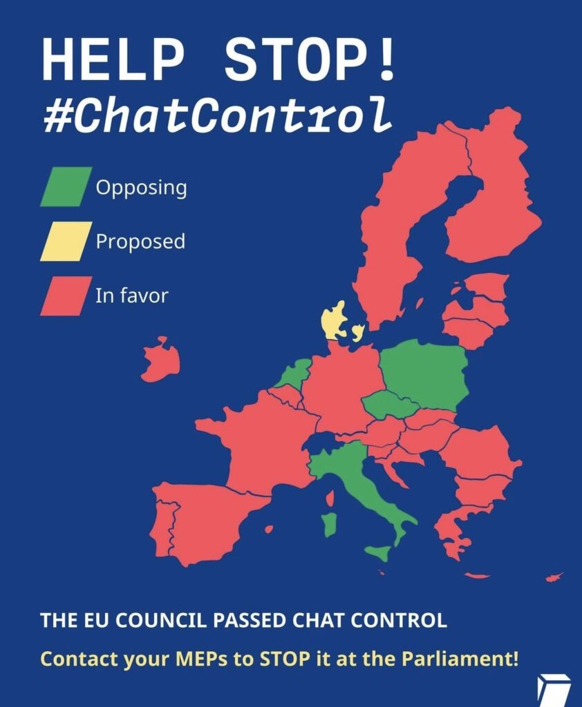 チャットコントロールに年齢認証が必要になりました。