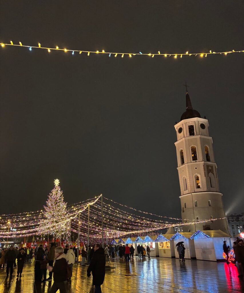 ヨーロッパのクリスマスの首都 🫶🏼👏🏽リトアニア、ビリニュス 🇱🇹