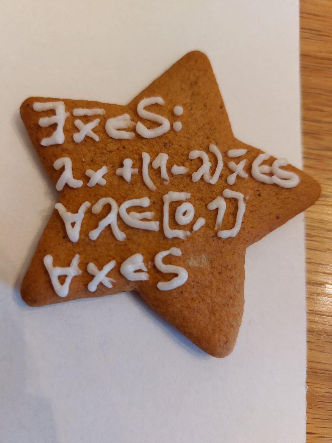 ここに数学者はいますか?結局のところ、これはジンジャーブレッド星上の星型領域の定義です