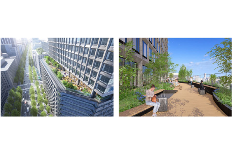 2026年に開業予定の「淀屋橋ゲートタワー」より