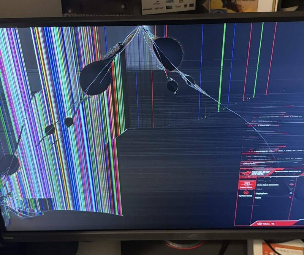 PCDigaのモニターが壊れた