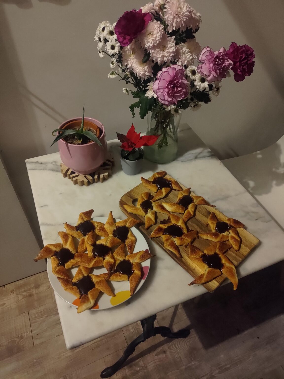 初めてクリスマスタルトを作りました！