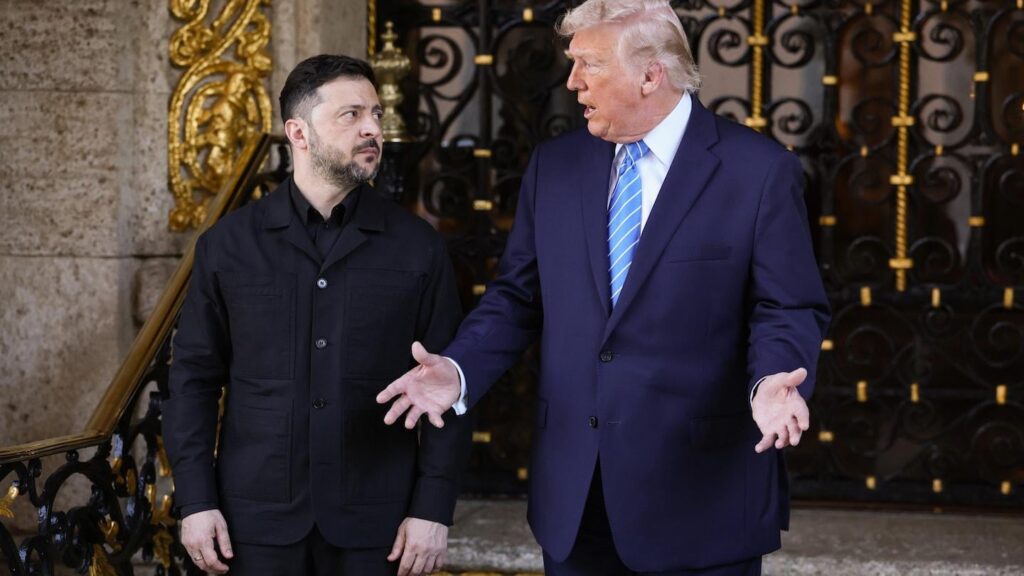 トランプ大統領とプーチン大統領、ゼレンスキー米大統領との会談に先立って会談