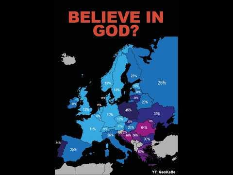 ヨーロッパの最も興味深い地図