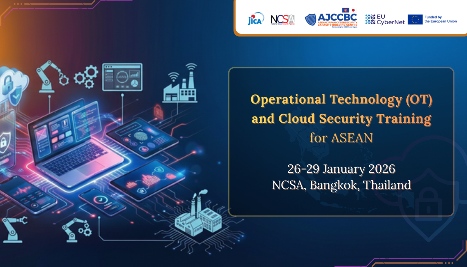 ASEAＮ諸国向けにOTおよびクラウドセキュリティ研修をバンコクで実施 | EEAS