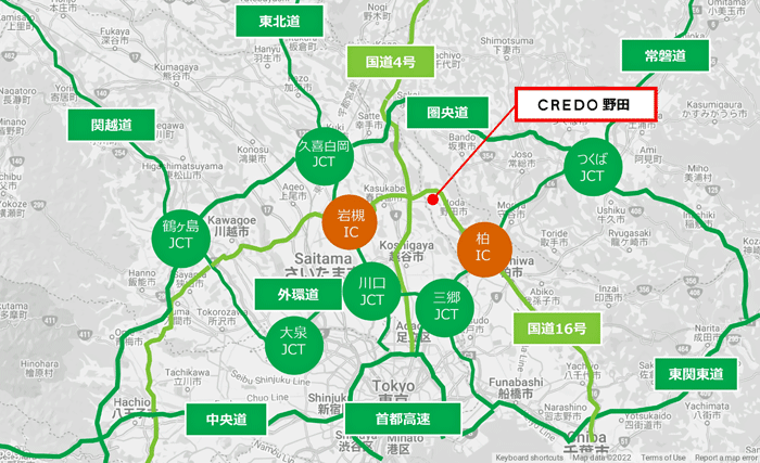 0126cred2 - クレド／千葉県野田市に自社最大規模12.4万m2の物流施設開発へ