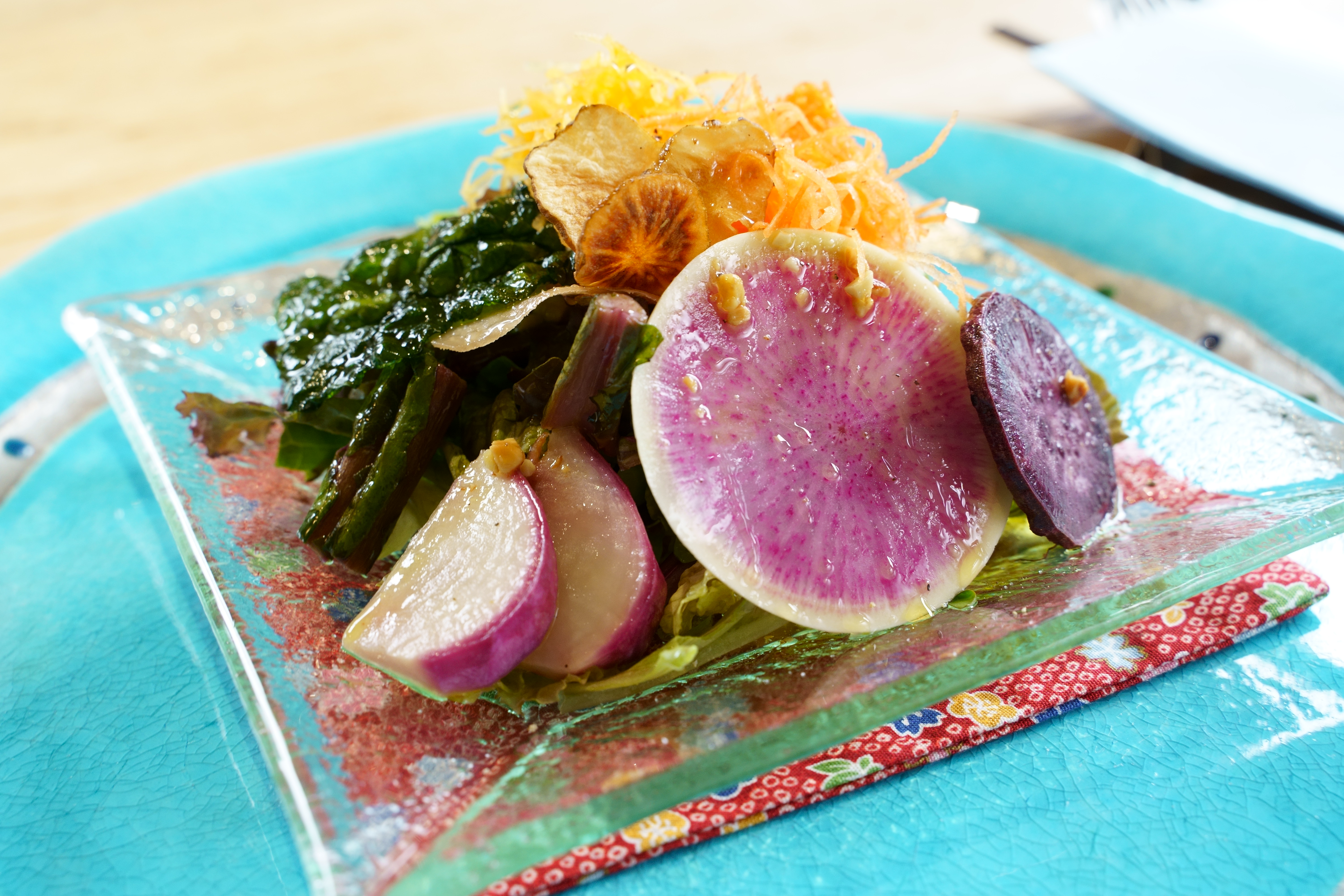 無農薬野菜達のサラダ