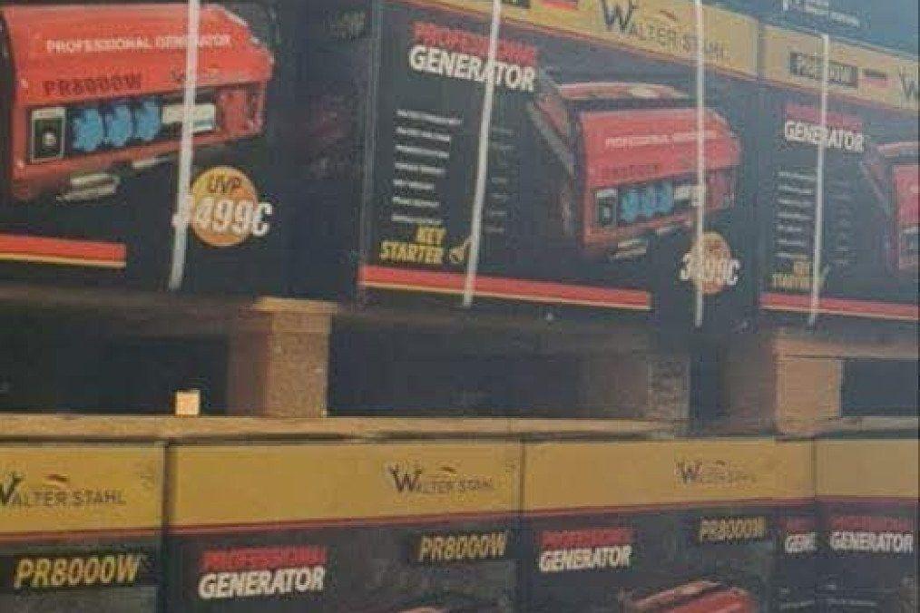 アンゴラの実業家がウクライナ支援のために75台の発電機を寄付した。