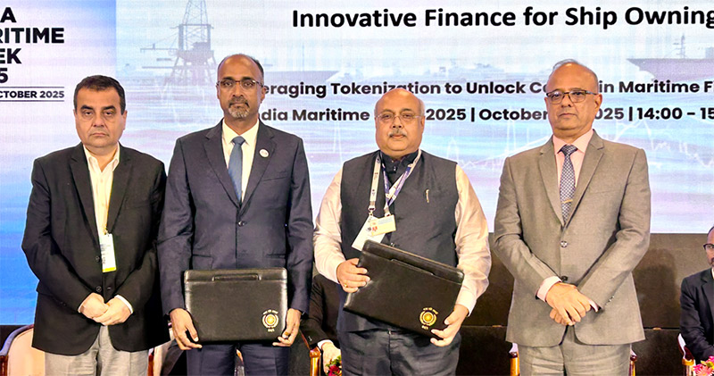 インド国営海運会社SCIと曳船事業の協業に向けた覚書をIndia Maritime Week 2025にて締結 | 商船三井