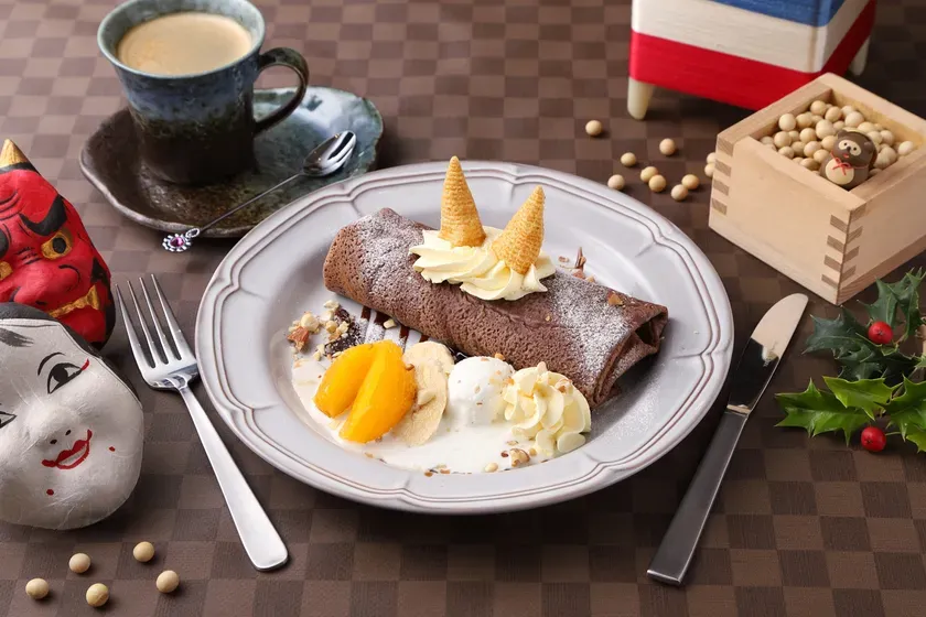 福呼ぶ鬼の角恵方クレープ~フレンチスタイル~