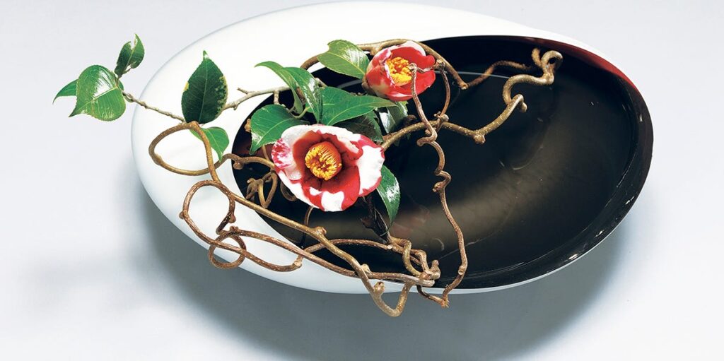 女流いけばな作家「椿（ツバキ）」の競演｜2月 家元のいけばな