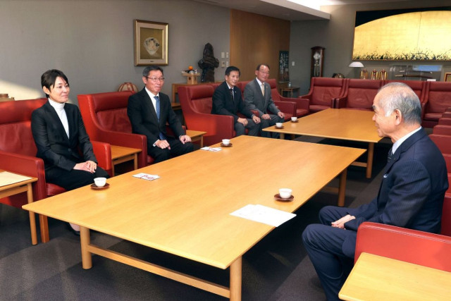 黒田朝日（青学大）ら充実の布陣 岡山県チーム男女とも「入賞狙う」都道府県対抗駅伝監督が本社訪問