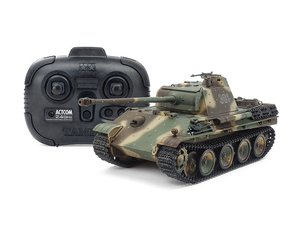 タミヤ、「1/35RC ドイツ戦車 パンサーG 後期型 (専用プロポ付き)」本日発売! タミヤ、「1/35RC ドイツ戦車 パンサーG 後期型 (専用プロポ付き)」本日発売!