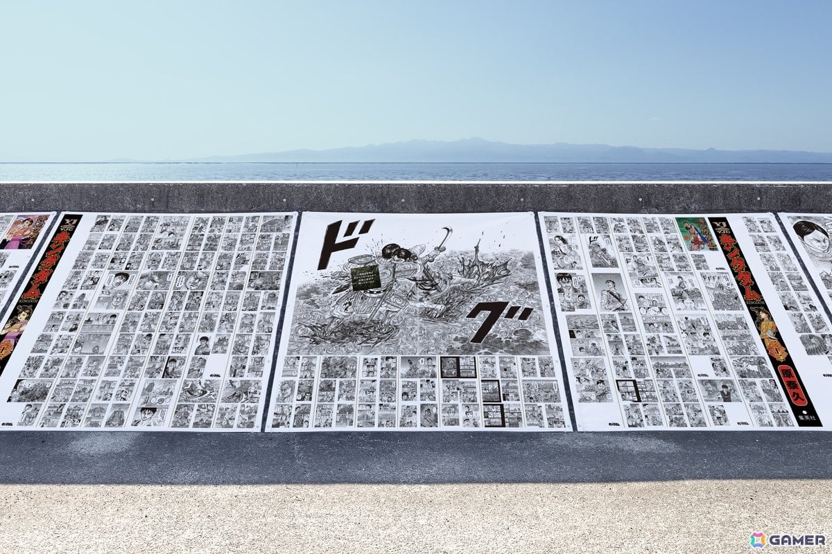 佐賀県の情報発信プロジェクト「サガプライズ！」と漫画「キングダム」がコラボ！佐賀空港が期間限定で佐賀キングダム空港に、コミックス全巻を一気読みできる“読破堤”も登場の画像