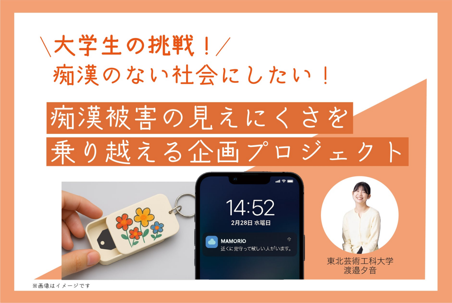 MAMORIO × 東北芸術工科大学声を出せない状況でも“助けを求める意思”を伝える仕組みづくりを支援 | NEARIZE株式会社のプレスリリース