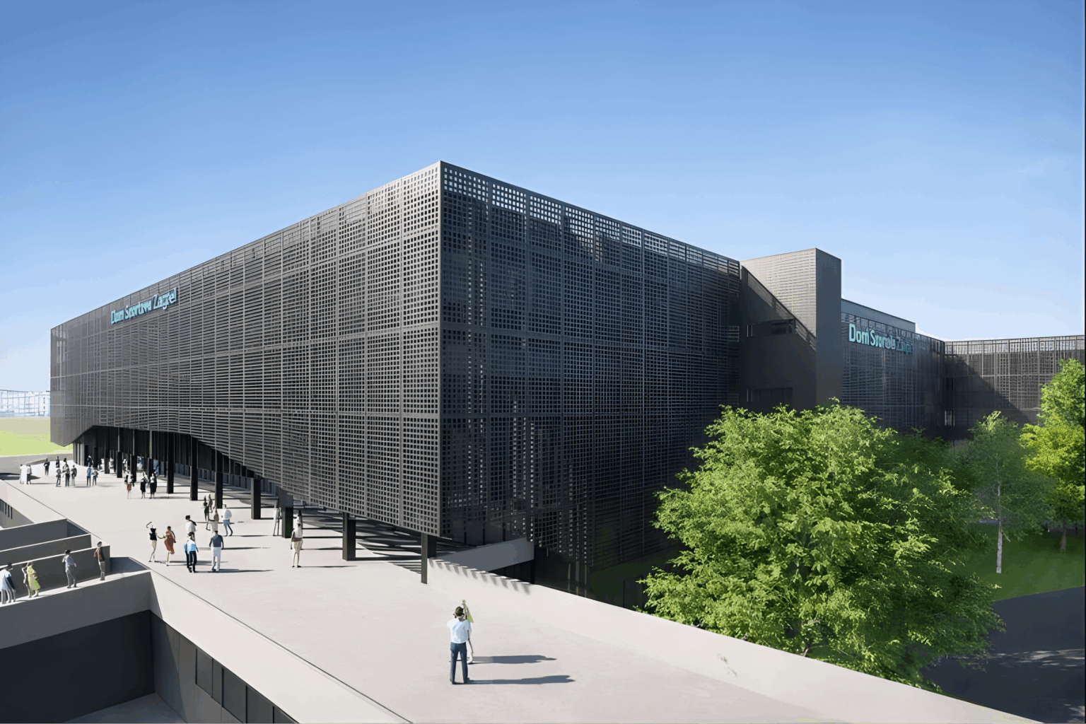 ザグレブ市はスポーツホールの新しい外観の公式「ビジュアル」を公開したが、これは明らかにAIによって生成されたものだ