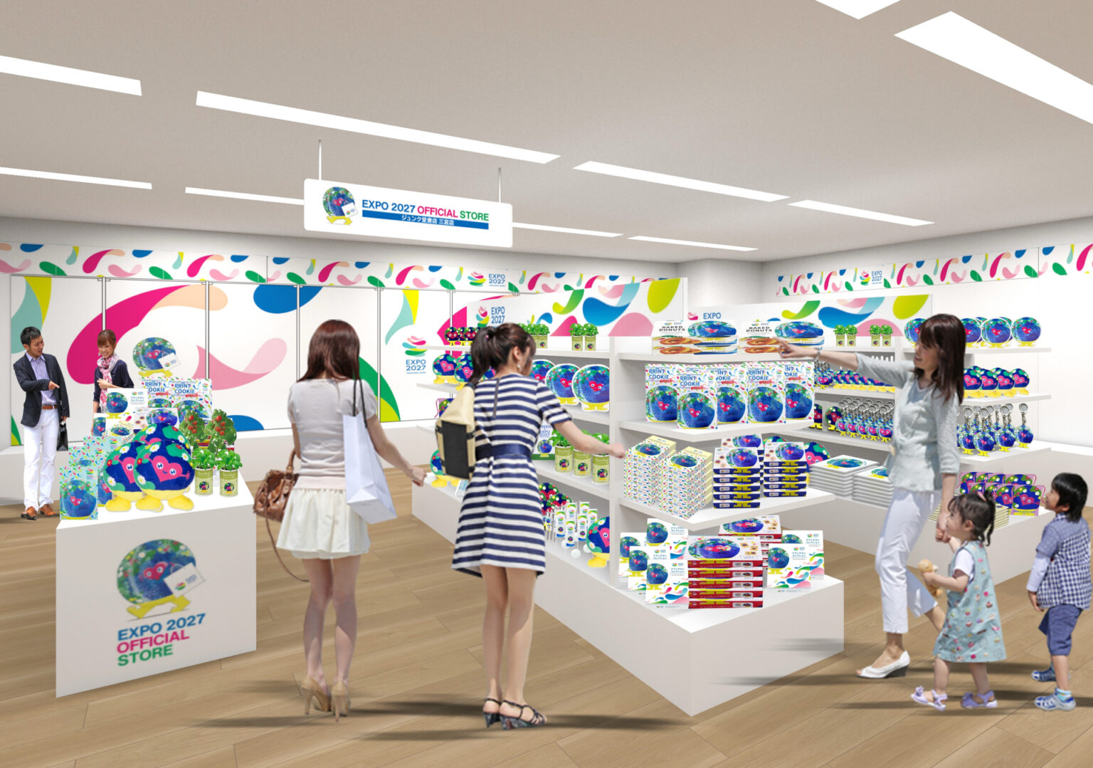 関西初「EXPO 2027 オフィシャルストア」常設店が神戸・三宮にオープン。初日はトゥンクトゥンク撮影会も - トラベル Watch