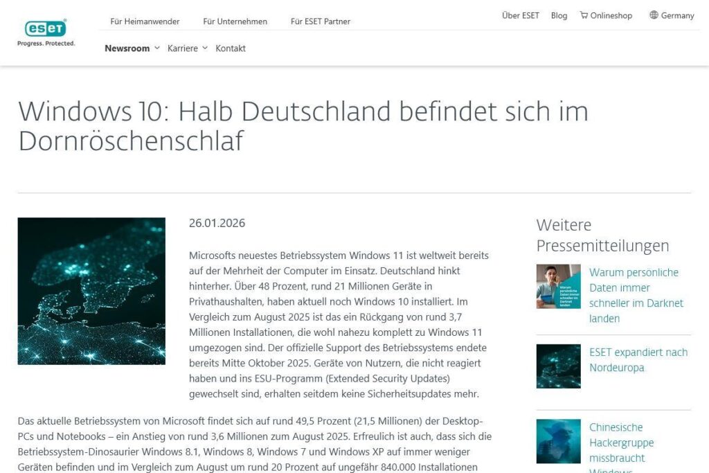 ドイツでWindows 11とWindows 10のシェアが拮抗、世界的にも移行進まず | TECH+（テックプラス）