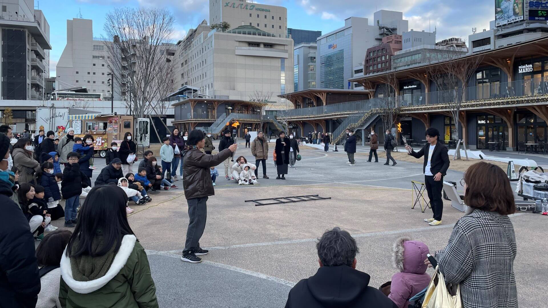 ニューイヤーパーク　大道芸　過去開催時の様子