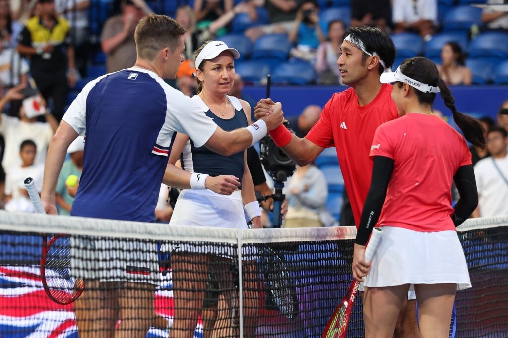 日比野菜緒／内山靖崇は健闘及ばず、イギリスの勝利と日本のグループステージ敗退が決定 [第4回ユナイテッドカップ／テニス]（テニスマガジンONLINE） - Yahoo!ニュース