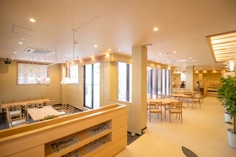 石川県金沢市のを山茶寮の内観