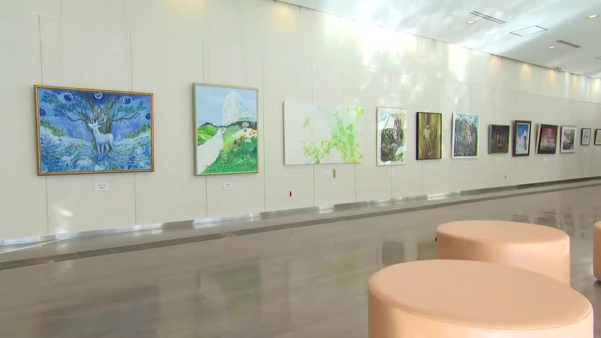 豊かな表現力　「岩手教員美術展」始まる　岩手・盛岡市