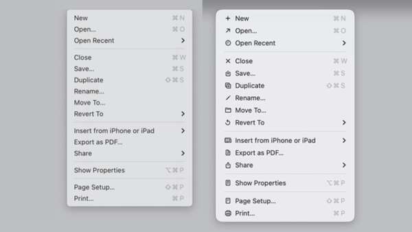macOS Tahoeのメニューに表示されるアイコンはデザイン的に一貫性がなく醜悪との指摘|au Webポータル経済・ITニュース