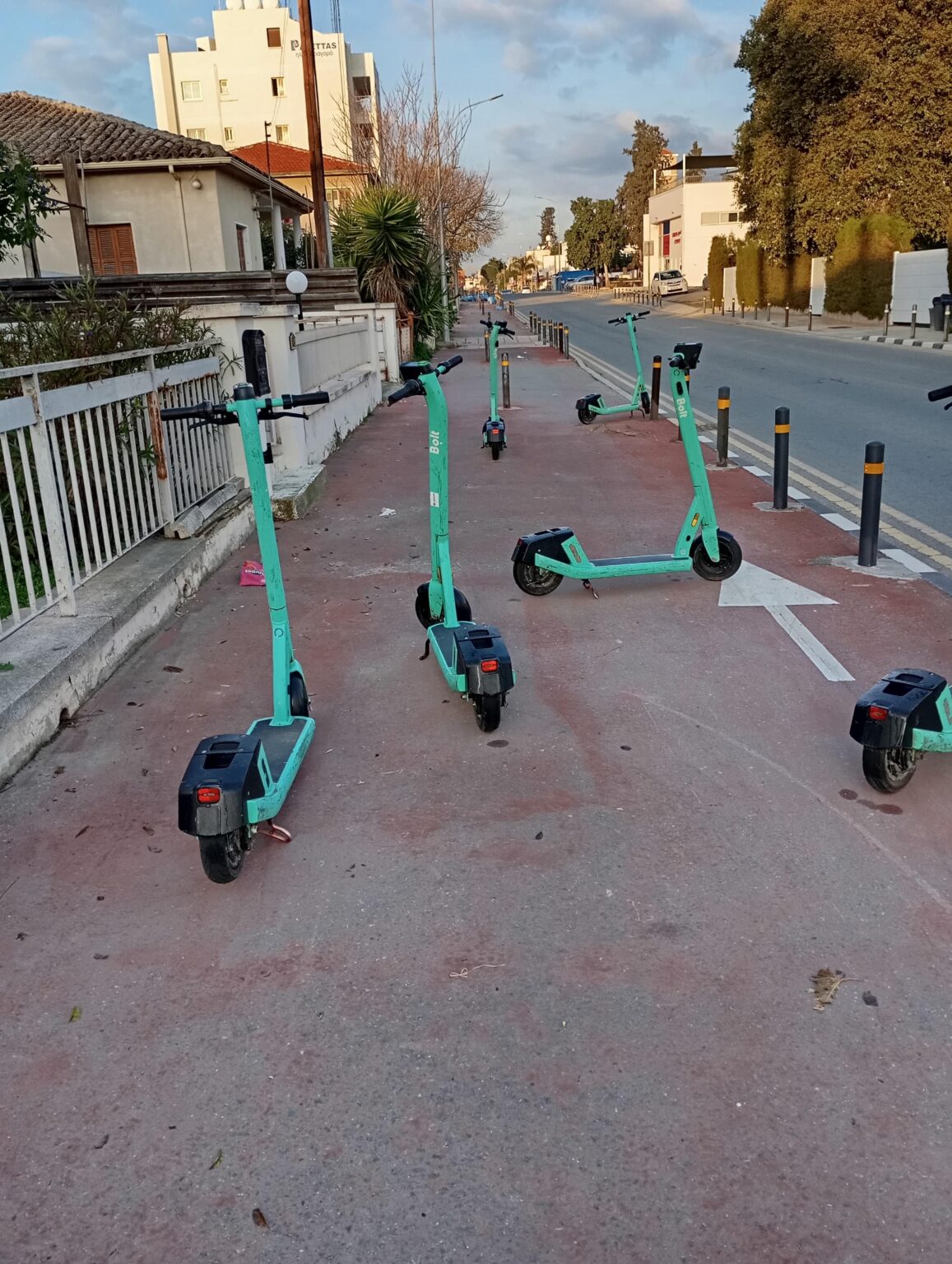 ブラッディボルトのスクーター。