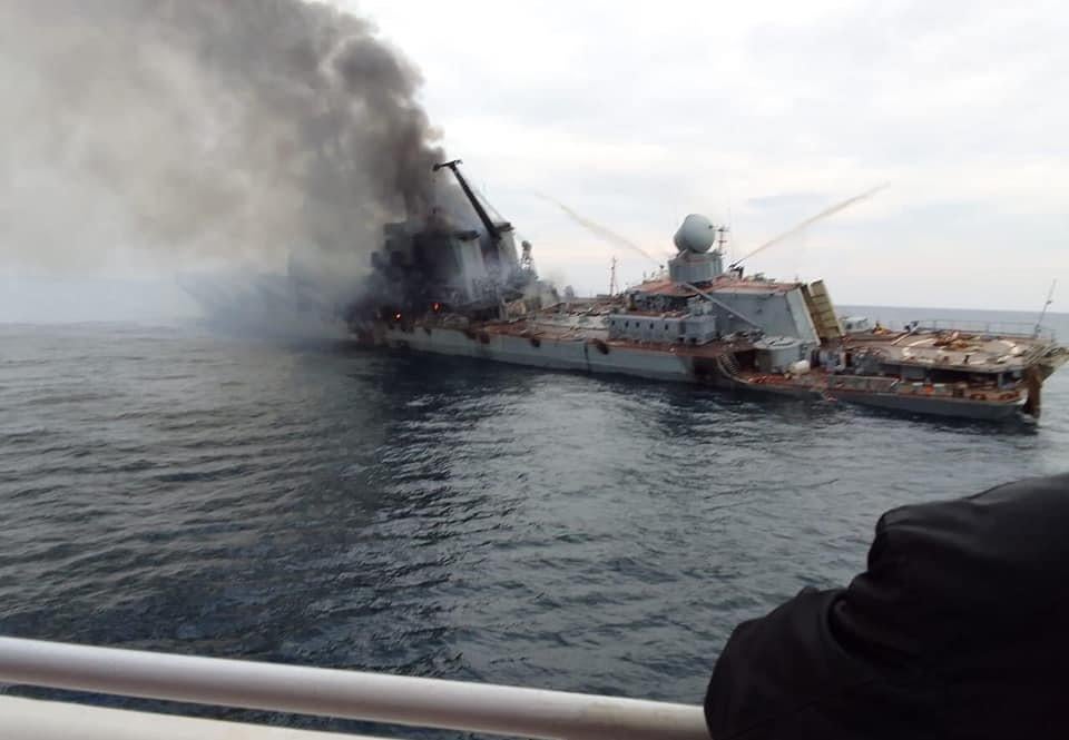 ロシア裁判所、モスクワミサイル巡洋艦沈没でウクライナ海軍将校に2900万ドルを要求