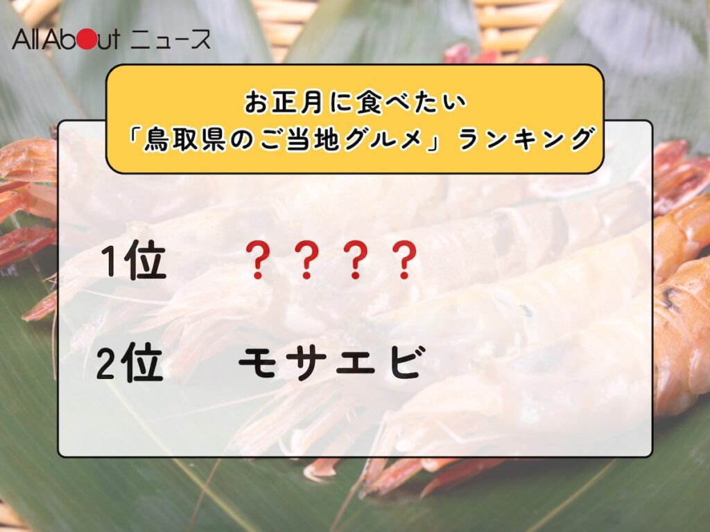 お正月に食べたい「鳥取県のご当地グルメ」ランキング！ 2位「モサエビ」を抑えた1位は？【2025年調査】 - All About ニュース