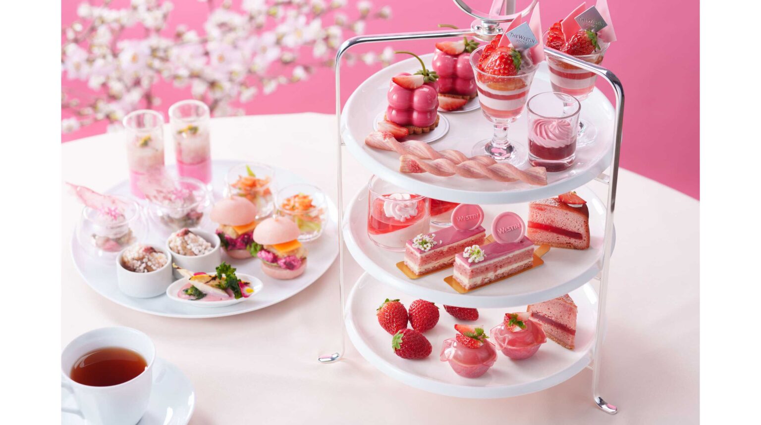 春の香りに包まれる、心華やぐいちごのアフタヌーンティー『Afternoon Tea -Pink Strawberry-』【ウェスティンホテル仙台】 | ウェスティンホテル仙台 春の香りに包まれる、心華やぐいちごのアフタヌーンティー『Afternoon Tea -Pink Strawberry-』【ウェスティンホテル仙台】 | ウェスティンホテル仙台