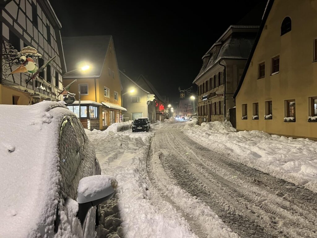 私の村では最大40cmの雪が降りました