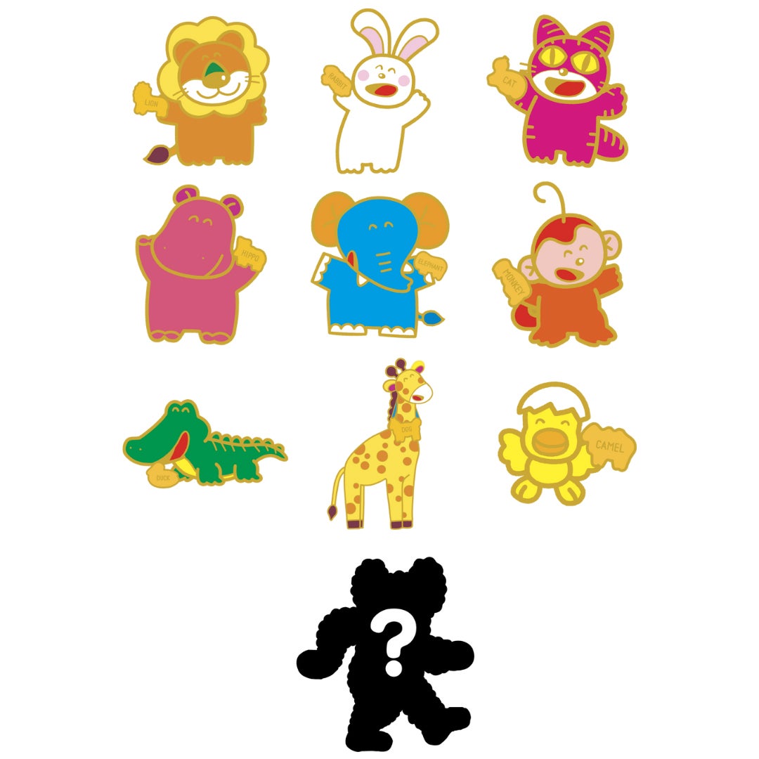 マグネットバッジ （ランダム全10種）　　　税込500円（C）ギンビス